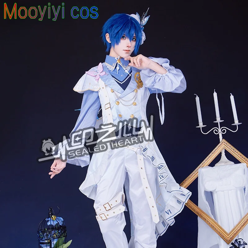 Kaito Cosplay Costume for Halloween,Christmas Role Playing Party, Comic Exhibition Game, PJSK XS-XL New Mooyiyi 3rd anniversary