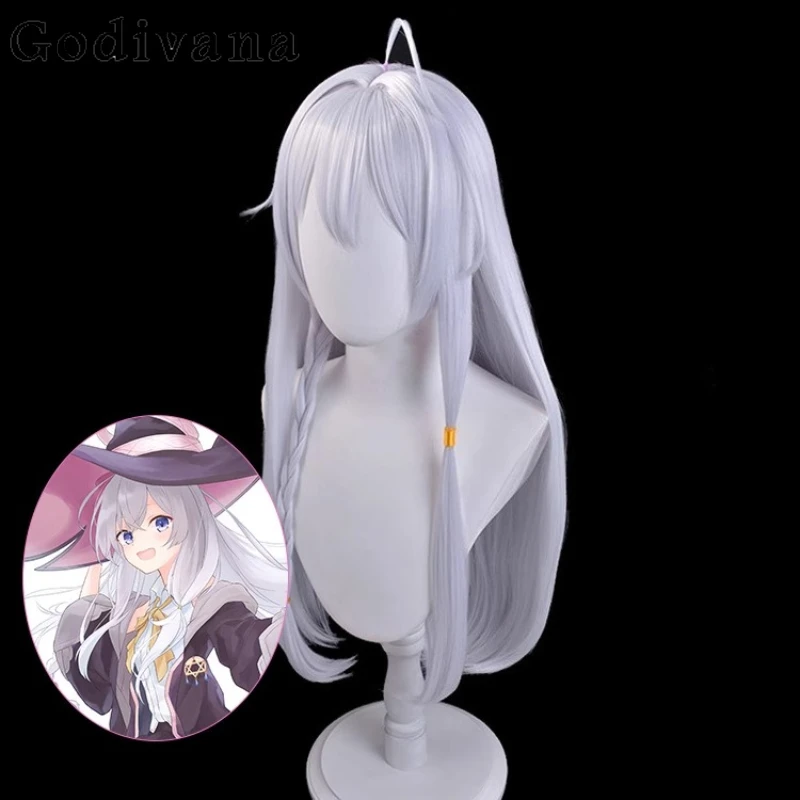 جميل المرأة قبعة حفلات شعر مستعار الزي أنيمي رحلة Elaina التجول تأثيري مجموعة أنثى هالوين زي تنورة البدلة