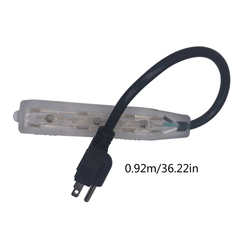 NEMA 5-15P ذكر إلى ثلاثي NEMA 5-15R 3Prong Female PowerAdapter ExtensionCable K1KF