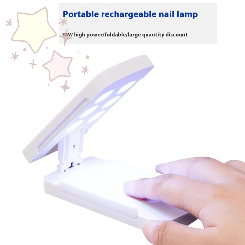36 واط مجفف أظافر صغير LED الأشعة فوق البنفسجية ضوء المحمولة المنزل مانيكير مصباح مع كابل يو اس بي لأداة تلميع الأظافر القائمة على الجل