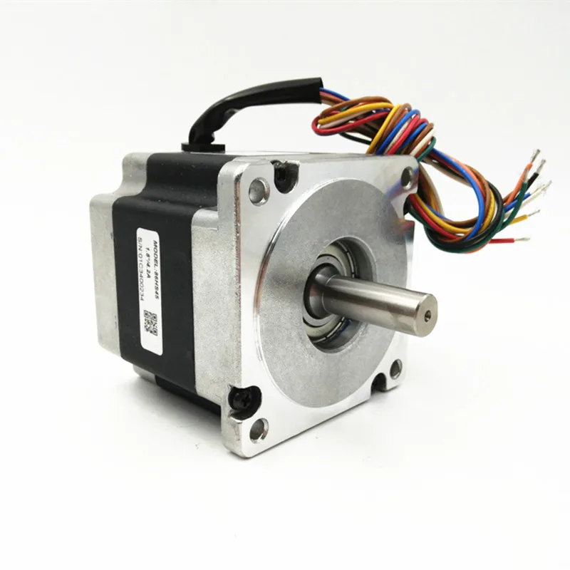 

4.5Nm 2PH NEMA34 Stepper Motor 1.8 Degree 643oz-in 4.2A D=12.7mm 86HS45 Engraving Machine Brand New