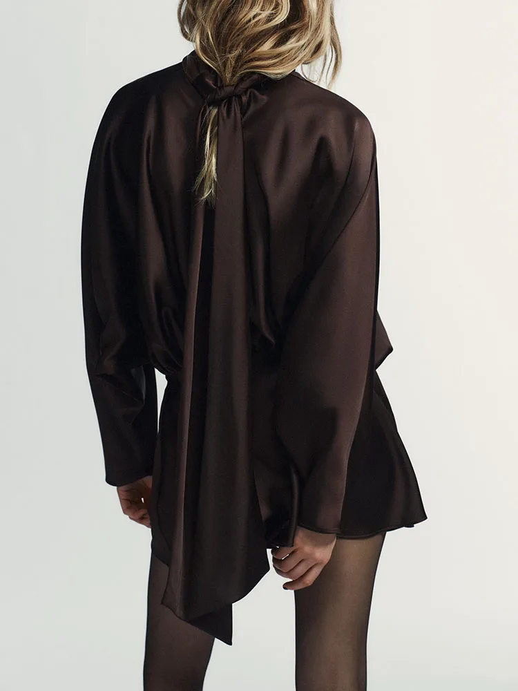 ผ้าพันคอไหมซาตินคุณภาพสูง Dr Accory คอลเลคชั่นฤดูหนาวใหม่ล่าสุด ชุดแฟชั่นผู้หญิงสไตล์ชาติพันธุ์ สำหรับการแสดงบนเวที