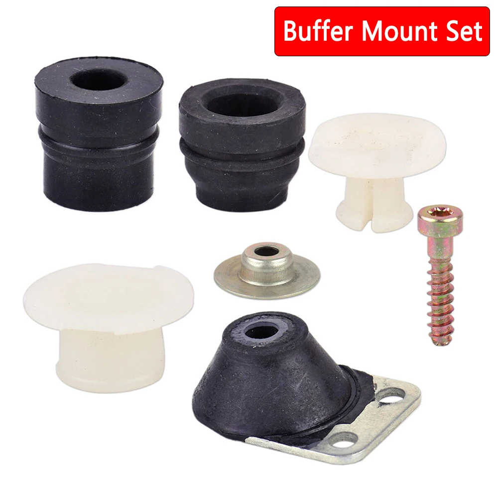 Full AV Buffer Kit With Cover Screws For Stihl 024 026 Chainsaw Rubber Metal Nylon Complete Av Mount Set Garden Power Tools