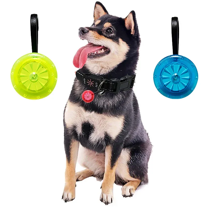 LED Warning Light Dog Cat Collars Spotlight Indicator Waterproof Pet Night Running Lights Anti-lost Collars Pet Accessories