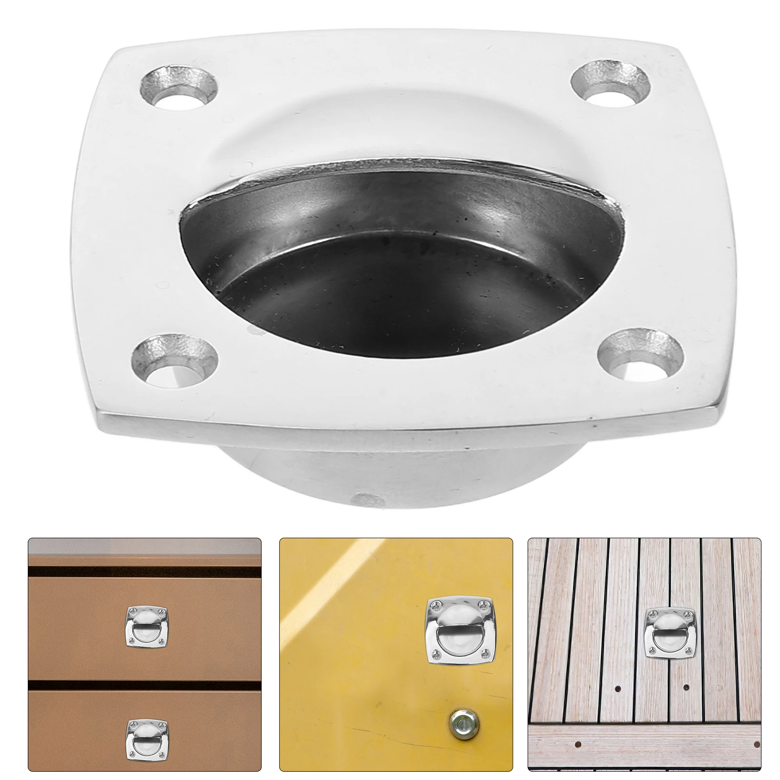 

Yacht Hatch Handle Stainless Steel Boat Door Latches Button Parts Accessories Marine
