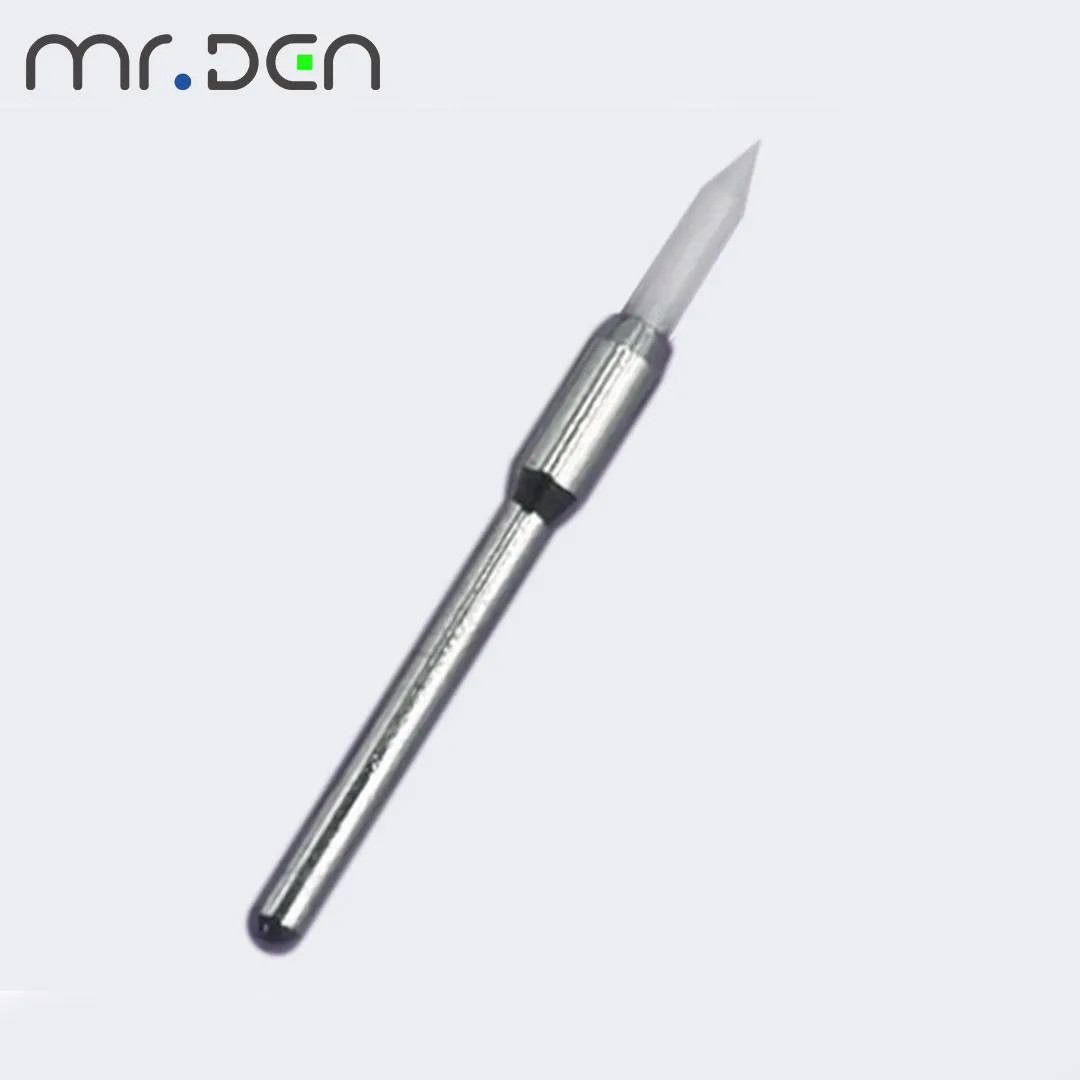 MR DEN Gingival Trimming Lathe Needle Dental Soft Tissue Trimming Lathe Needle Ceramic Lathe Needle Cutting and Trimming Rows