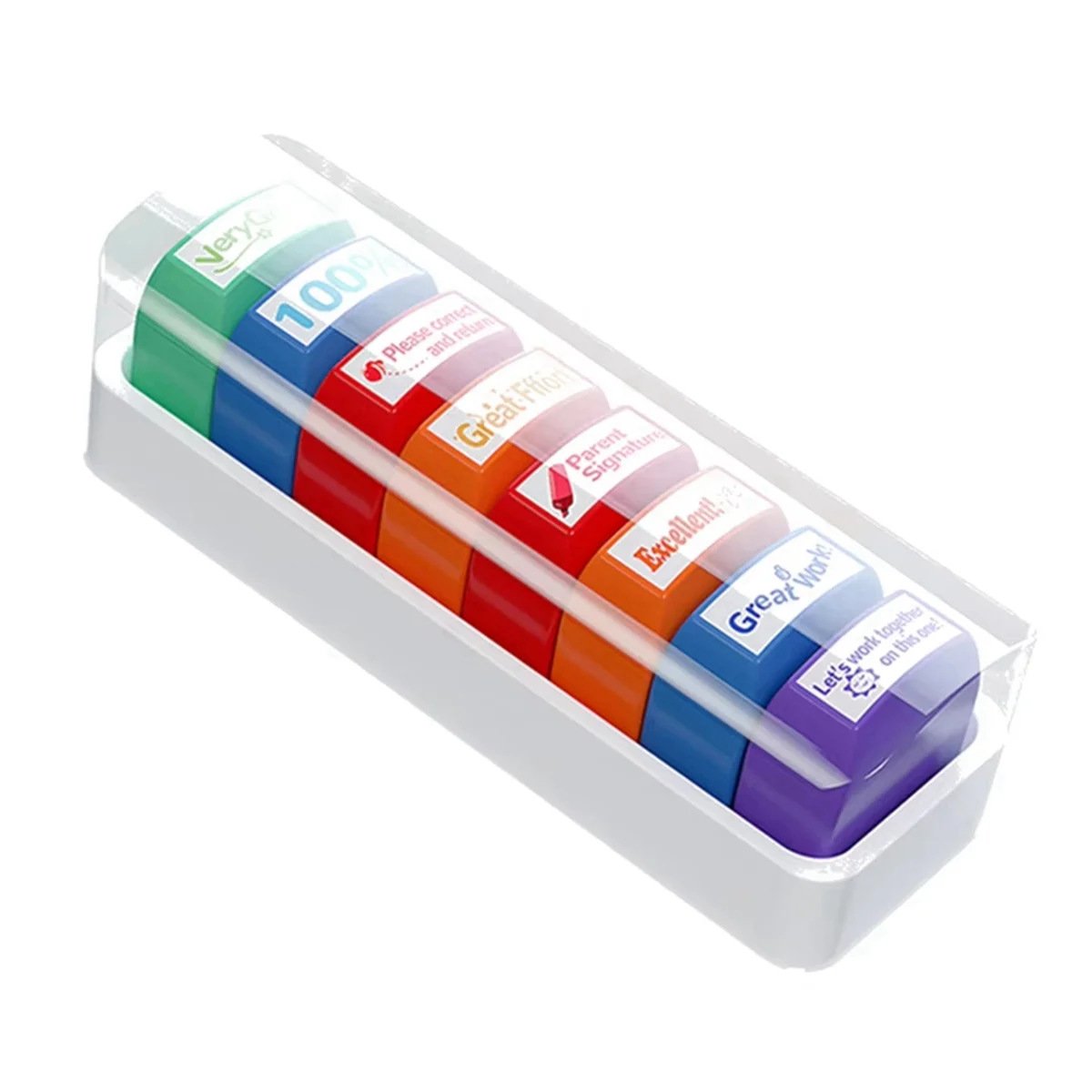 طوابع المعلم ABXHH تشجع الطلاب على طباعة طوابع الدرجة الخاصة بهم والطوابع الإنجليزية والتعليقات