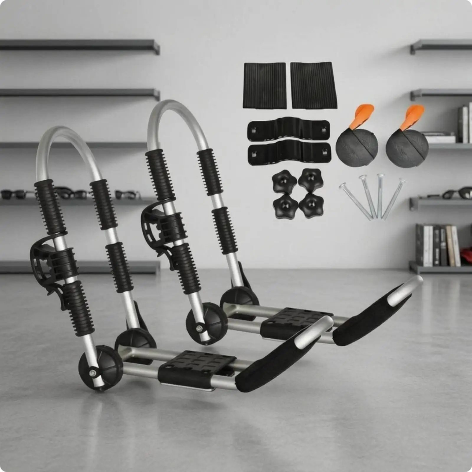 2 Pieces Kayak Roof Rack Foam Pads Kayak Carrier Heavy Duty for Travel