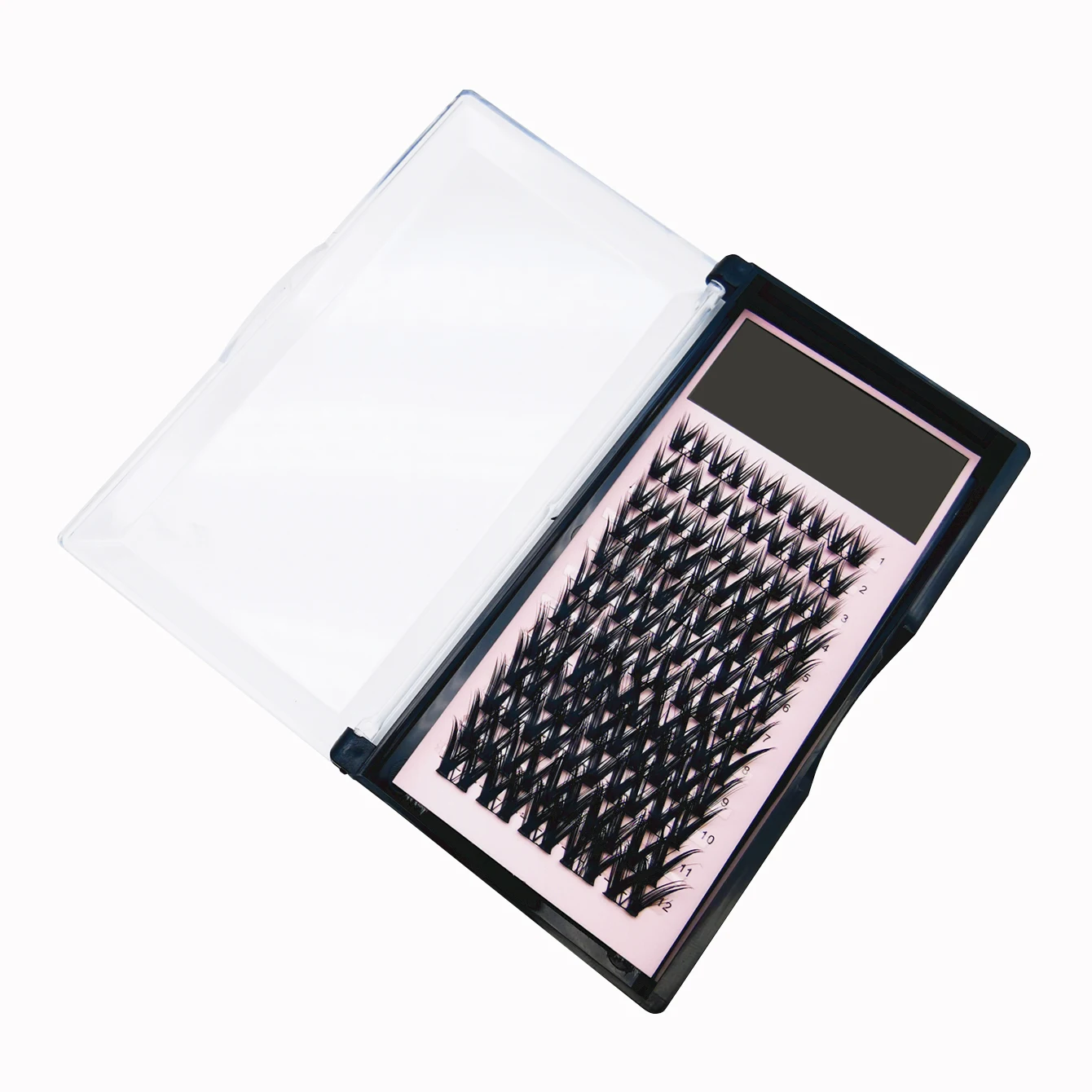 48 clusters of DIY eyelashes, soft, natural, easy to apply, reusable, suitable for daily false eyelashes