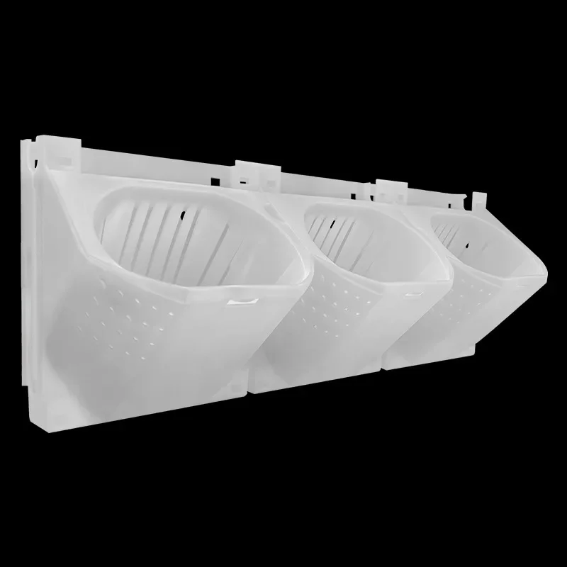 Vertical Three-dimensional Greening Plant Wall Multi Layer Planting Box Wall Mounted Plastic Flower Trough Planting Flower Pots