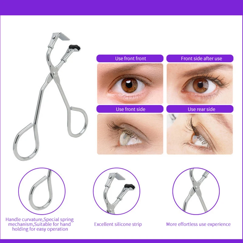 Professional Eyelash Curler Natural Curly Eyelash Curler Cosmetic Clip Stainless Steel Eye Lash Curling Applicator Tools Make Up