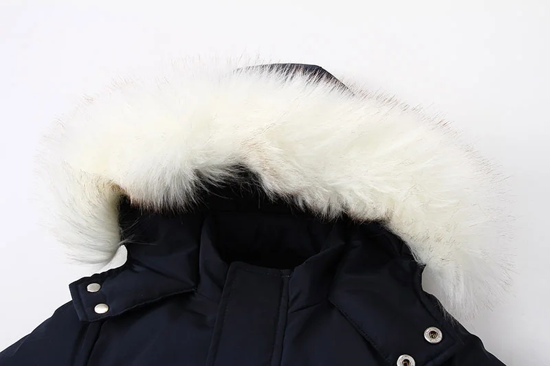 30 Winter-Babykleidung Verdickter Warmer Strampler Plus Fleece-Jumpsuit Schneeanzüge Mädchen Jungen Kapuzenjacken Skianzüge Kindermantel Oberbekleidung – Detail 17