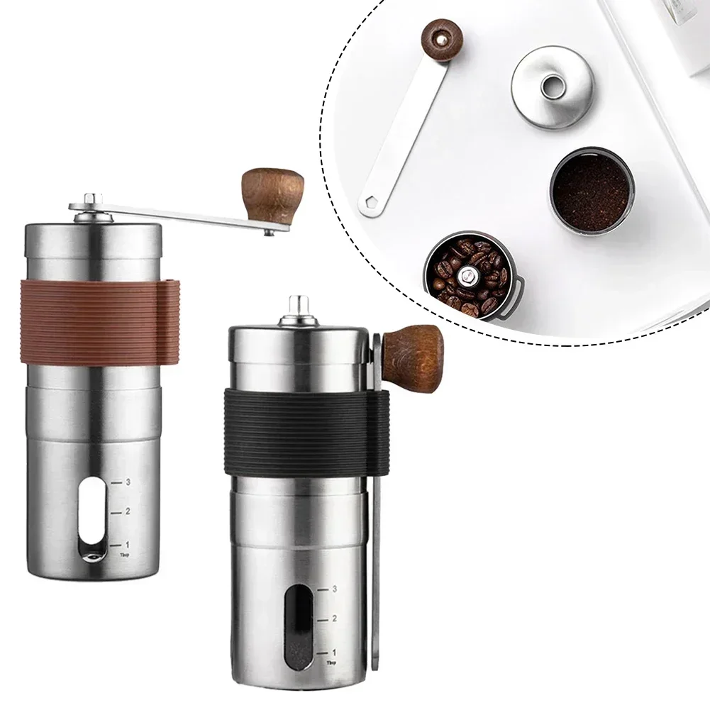 Premium Stainless Steel Manual Coffee Grinder - Portable And Adjustable Hand-cranked Coffee Machine High Quality