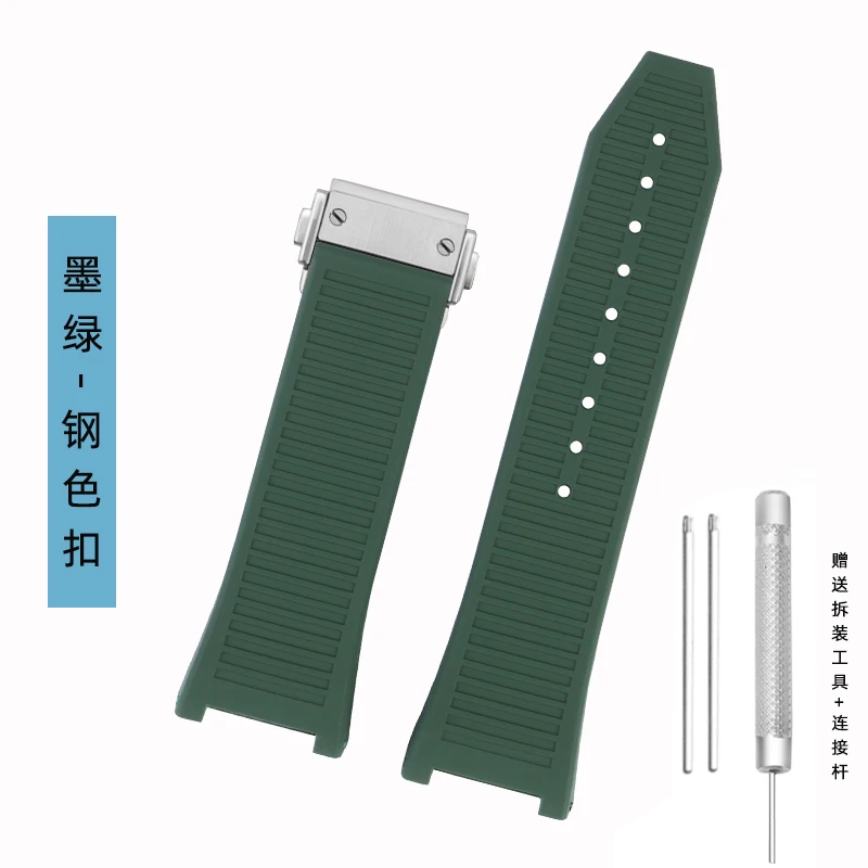 الرجال مقعر سيليكون اكسسوارات ساعة ل فيراغامو الرياضة سلسلة F-80 المطاط حزام (استيك) ساعة مقاوم للماء 26 مللي متر واجهة الإناث