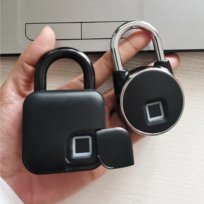 Tuya Smart Home Fingerprint Lock Bluetooth Biometric Padlock Keyless USB Rechargeable House Door Bicycle Anti-theft Safety Locks