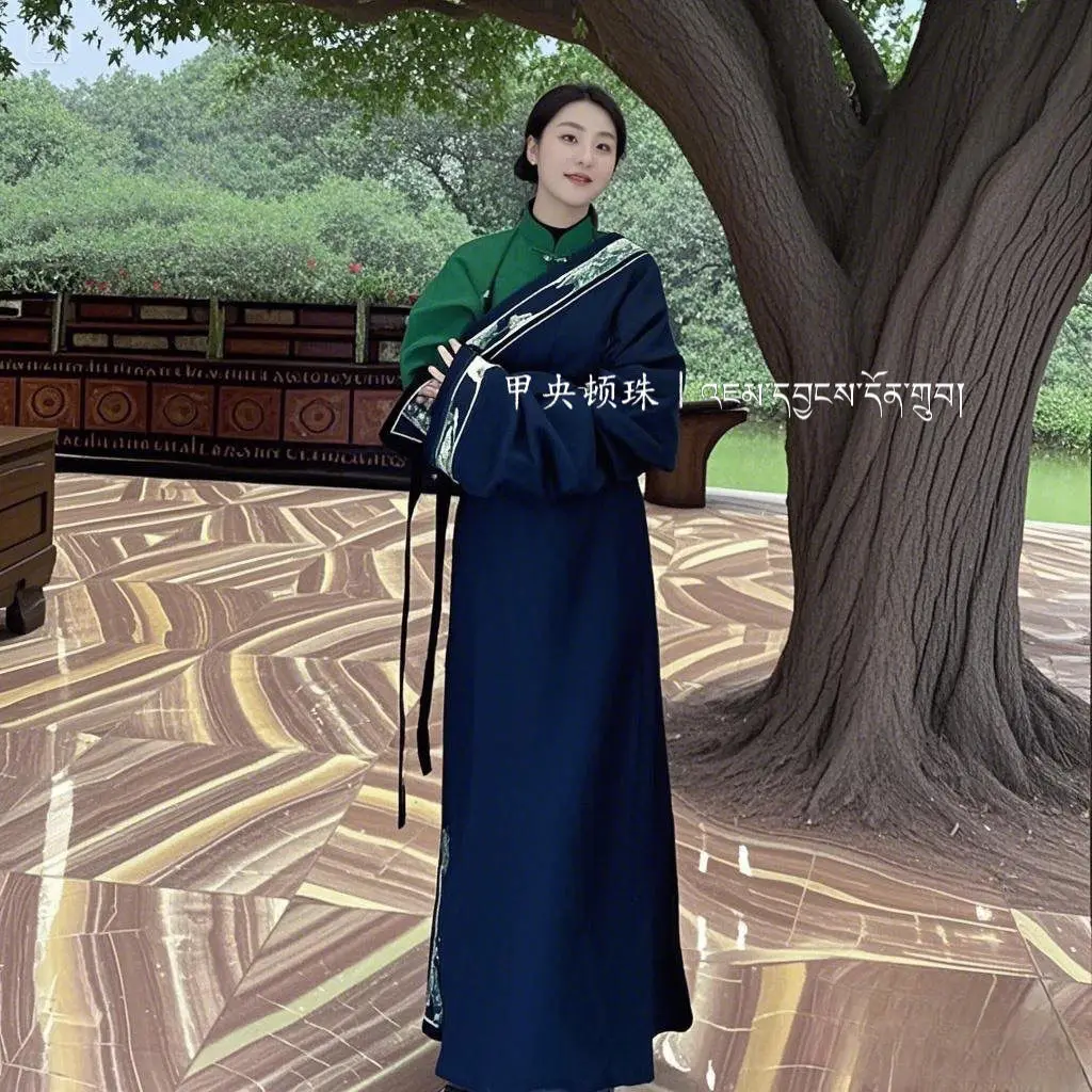 

Spring and summer hemp fabric middle-aged and young people look thin single-layer thin Guozhuang dance clothes