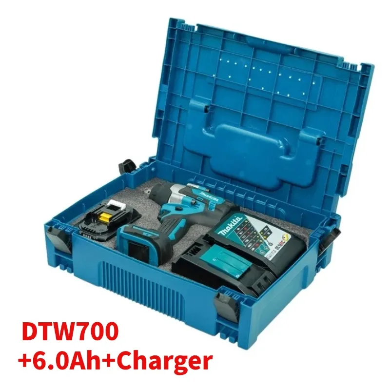 Makita DTW700 18V borstelloze elektrische sleutel Accuboormachine Schroevendraaier Gratis levering Groot koppel Elektrisch gereedschap Momentsleutel