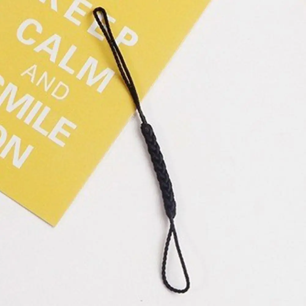 Phone Pendant Hand Knitted Diy Phone Rope Key Lanyard Braided Phone Strap Woven Double Ended Phone Lanyards Phone Accessories