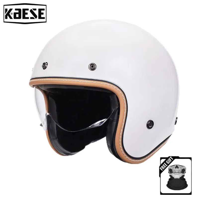 

DOT Approved Open Face Helmet 3/4 Motorcycle Helmets TT&COCASCOS German Style Men Jet Helmet Four Seasons Capacete De Moto