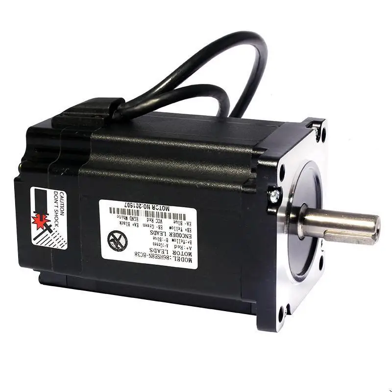 86 محرك متدرج ذو حلقة مغلقة عزم دوران كبير 8.5N محرك متدرج مؤازر بحلقة مغلقة عالي السرعة