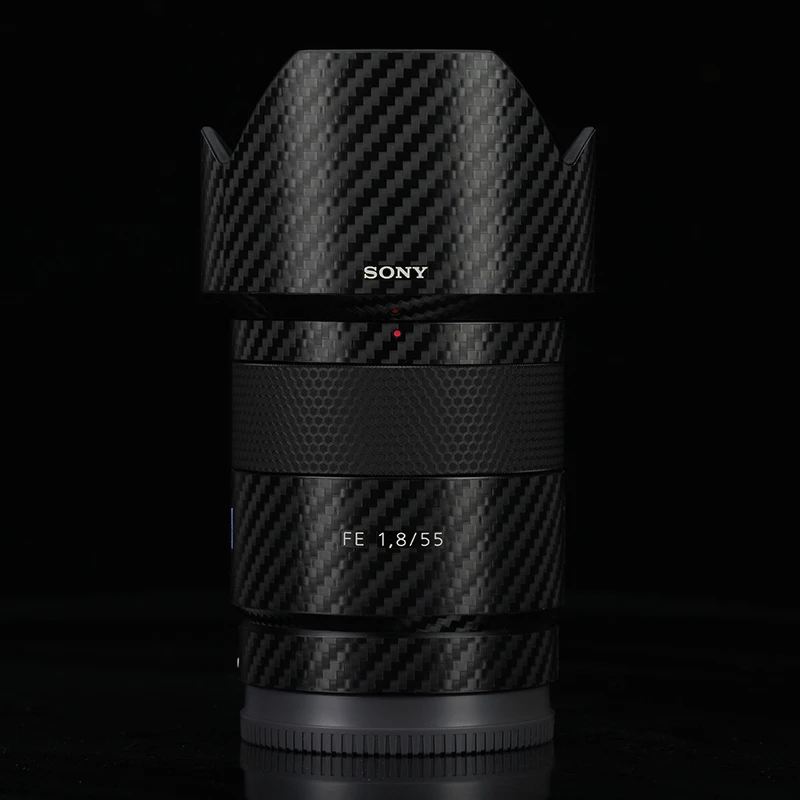 55 1.8 objektív kupak Reve sony antiscratch camer matrica Pártfogó Körülzár fólia Alapanyag Hátvéd Matrica számára Vas 55mm F1.8 ZA SEL55F18Z