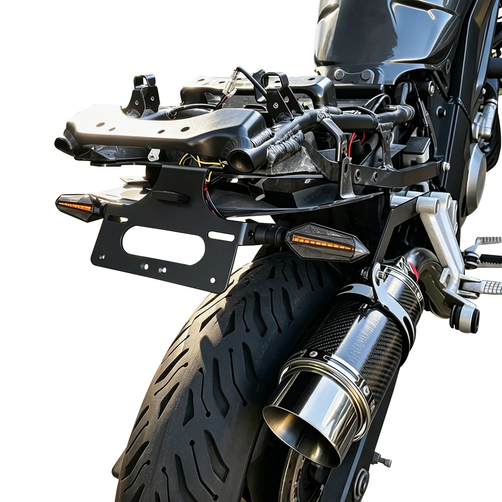 Fender Eliminator Tail Tidy Fit For SUZUKI SV650 SV650S SV650F 2003-2015 Motorcycle Rear License Plate Tail Frame Holder Bracket view 6