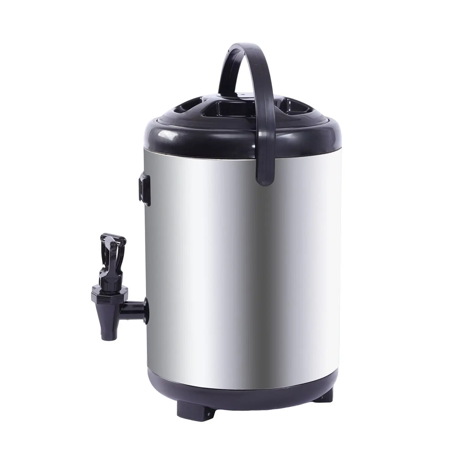 8L/2.11Gal 304 Stainless Steel Insulated Thermal Hot & Cold Beverage Dispenser with Spigot