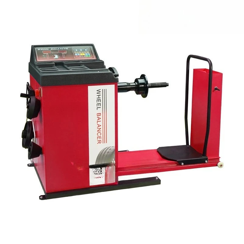 

The automatic tire balancing machine for large and small vehicles is simple to operate and the auto maintenance equipment