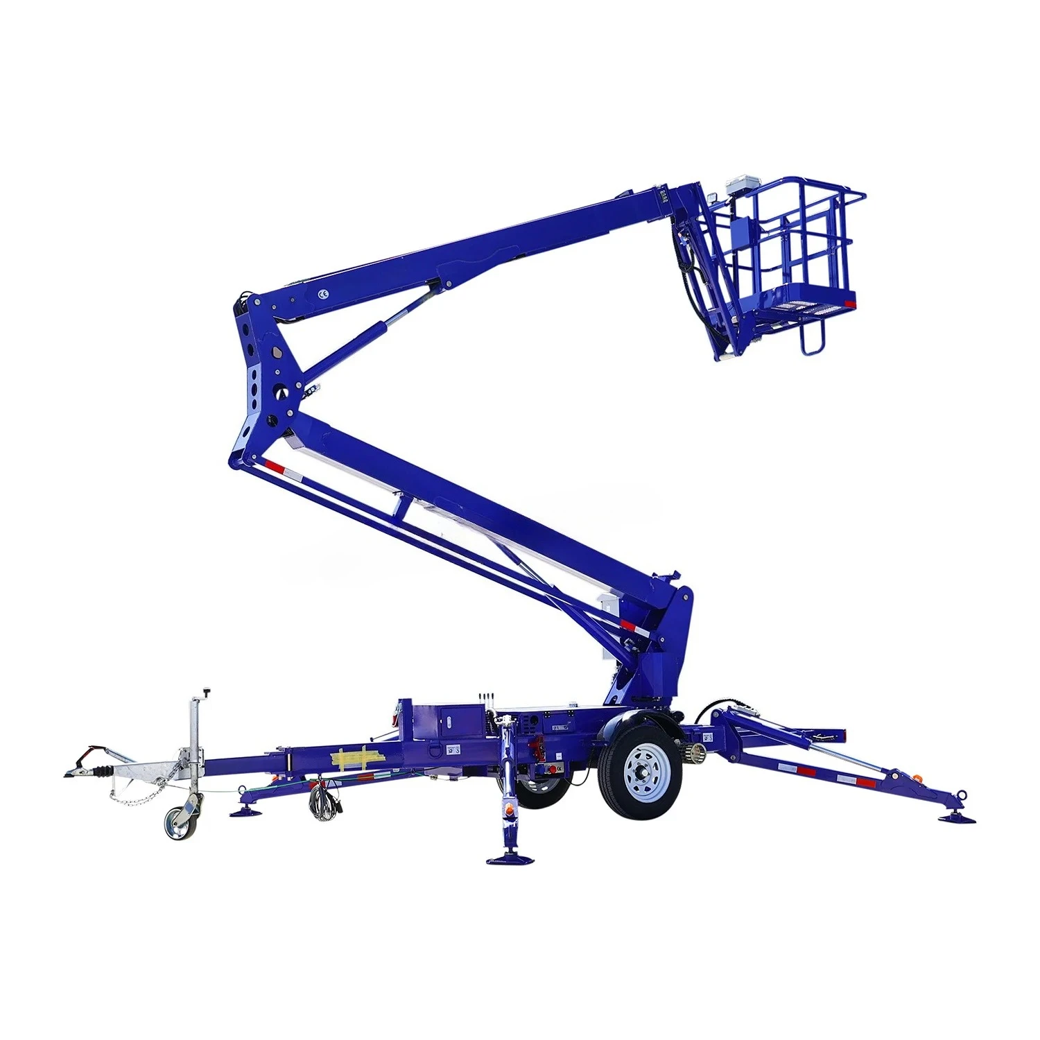Customized 22m Hydraulic Tralier Boom Lift Cherry Picker For Sale