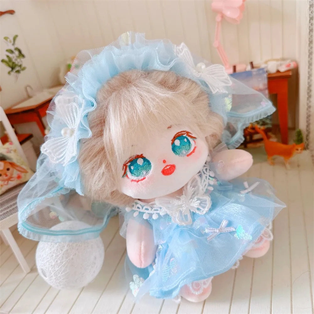 

Wedding Dress 20cm Cotton Doll Clothes Outfit Kawaii Cotton Doll's Clothes Lolita Mini Doll Clothes Children's Gift