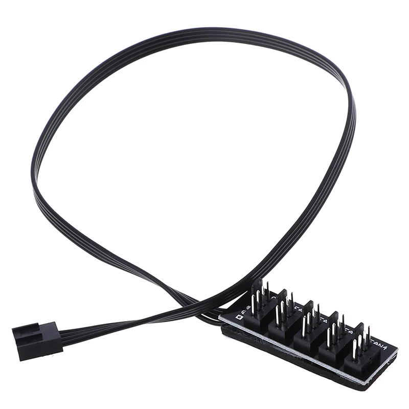 40cm 1 To 5 4-Pin Molex TX4 PWM CPU Cooling Fan Splitter Adapter Power Cable