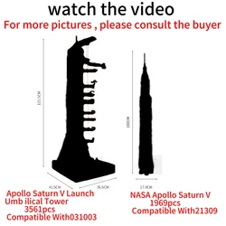 031003 Ideas Space Center Apolloed Saturn V Launch Umbilical Tower Moc 21309 Brick Model Buliding Modular Block Boy Toys 3586pcs