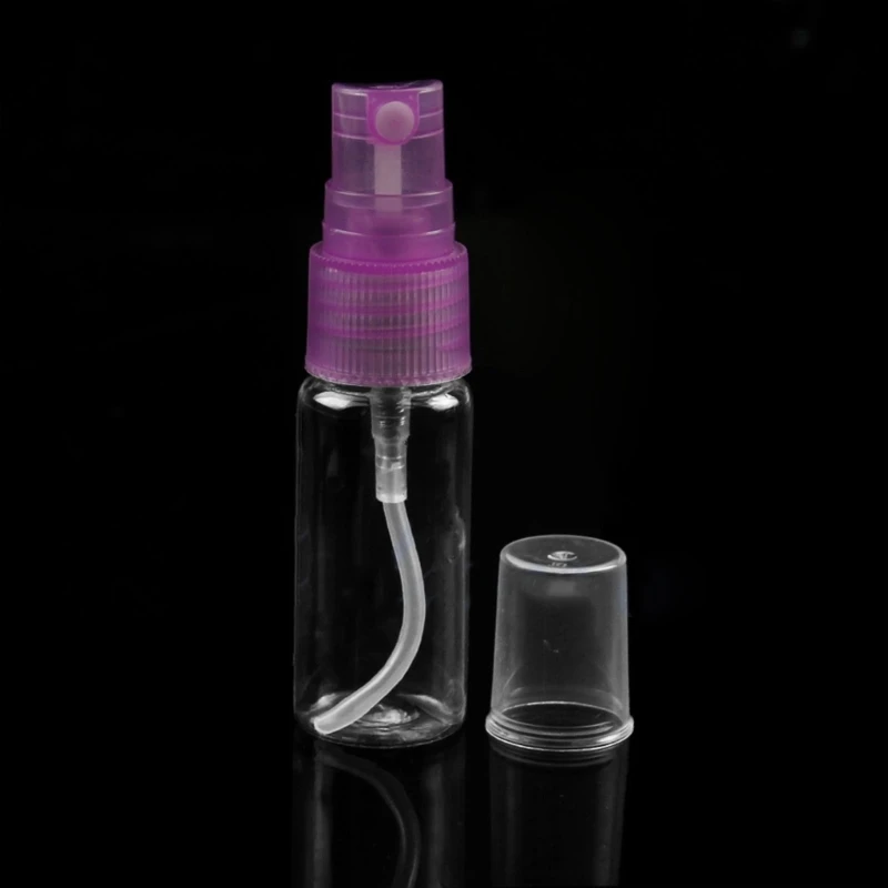 1 ชิ้น 10 มิลลิลิตรมินิแบบพกพาพลาสติกเปล่าน้ำหอม Atomizer Atomiser สเปรย์ขวด