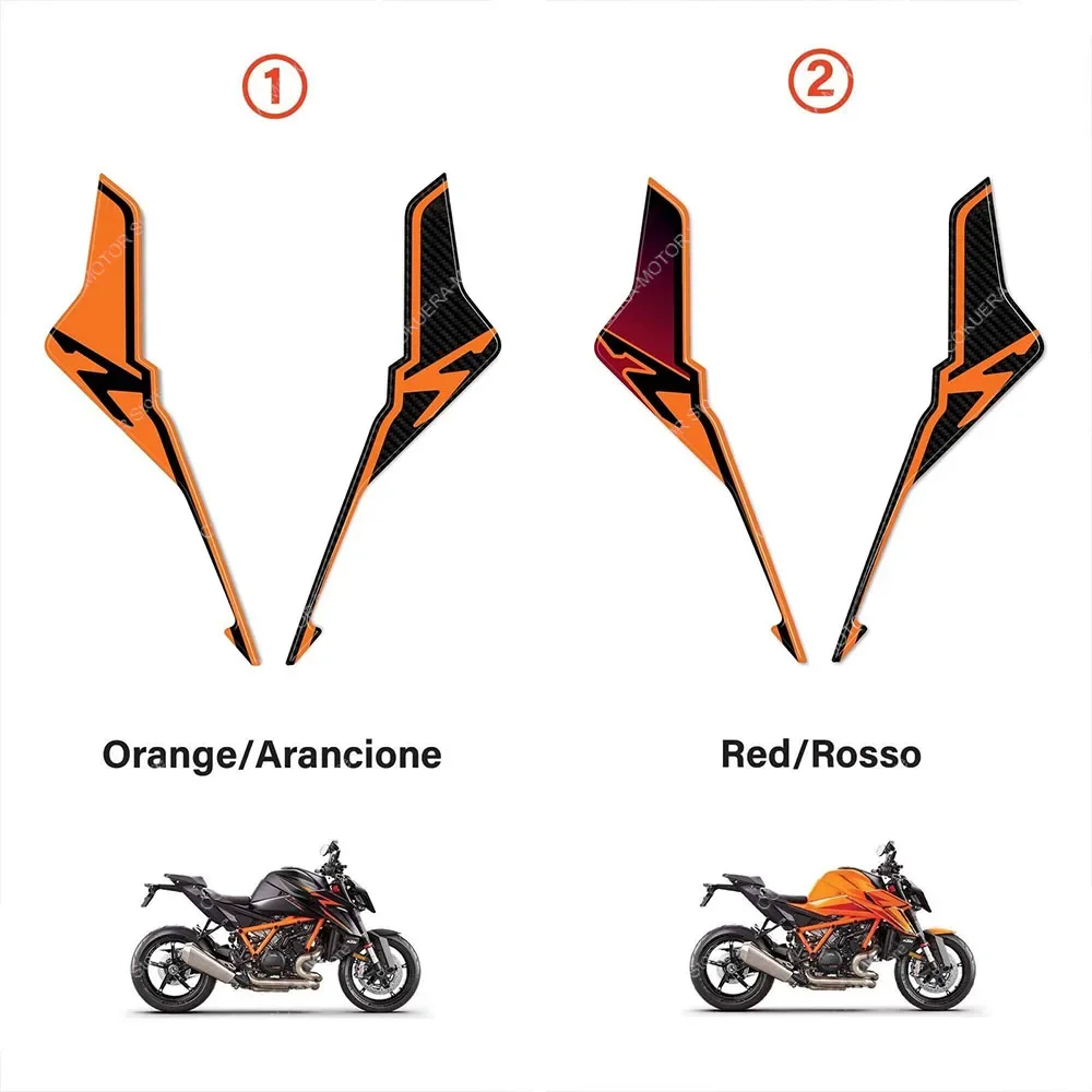 For 1390 Super Duke R 2024 Motorcycle 3D Epoxy Resin Protective sticker Front Protection Stickers