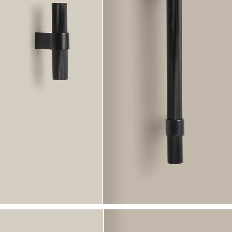 SAILANKA Messing-Möbelgriffe, modern, gestreift, für Schrank, Kleiderschrank, Kommode, Schuhkarton, Schublade, Schrankknöpfe, T-Stange – Detail 10
