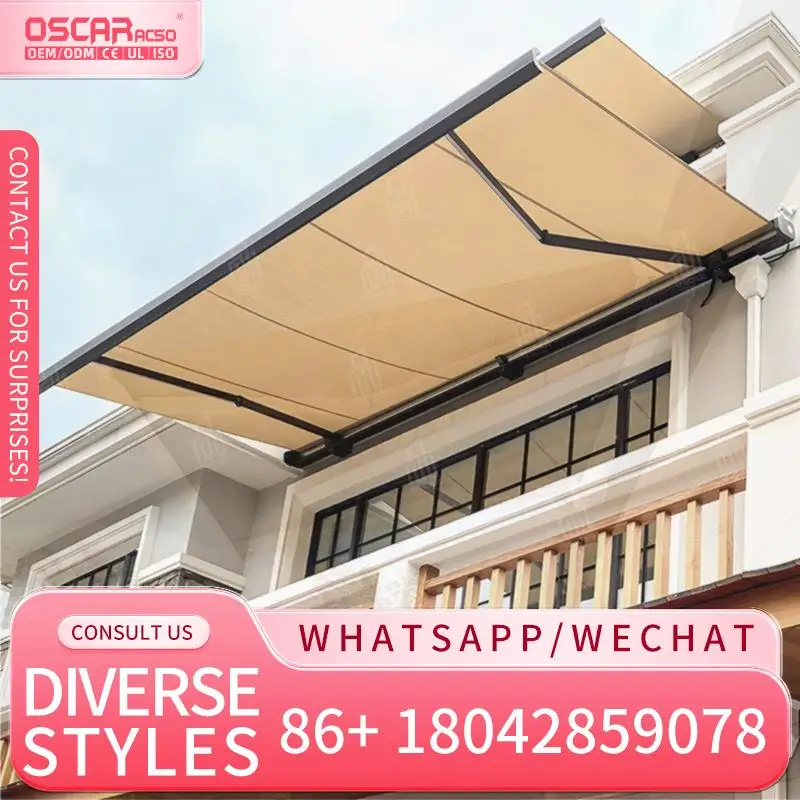 

Window Cover Door Canopy Patio Front Garden Sunshade Shelter Shades Retractable Awning
