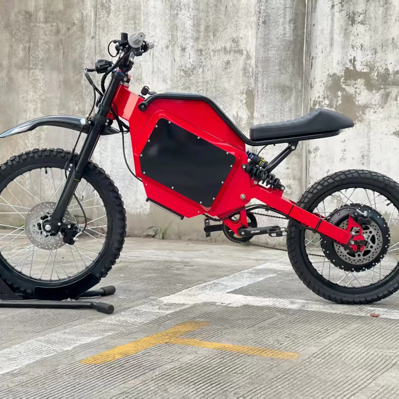 Newest SS80 Electric Hybrid Ebike 84V 25000W Off-Road Country Electric Bicycle With Integrated Lithium Battery Power Supply
