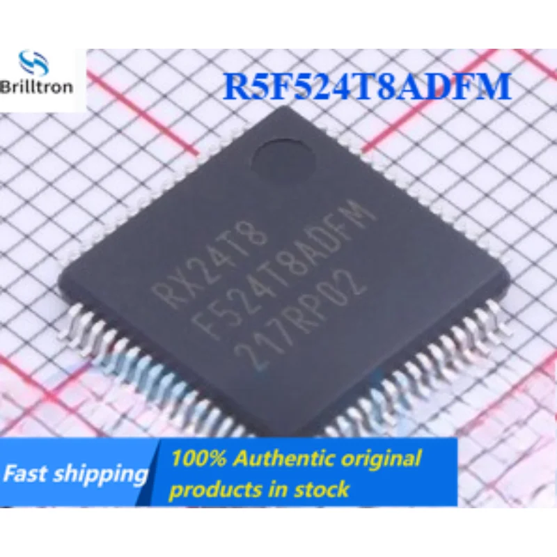 5-20PCS New R5F524T8ADFM  F524T8ADFM  RX24T8 QFP Brand New Original in Stock , Fast Shipping.
