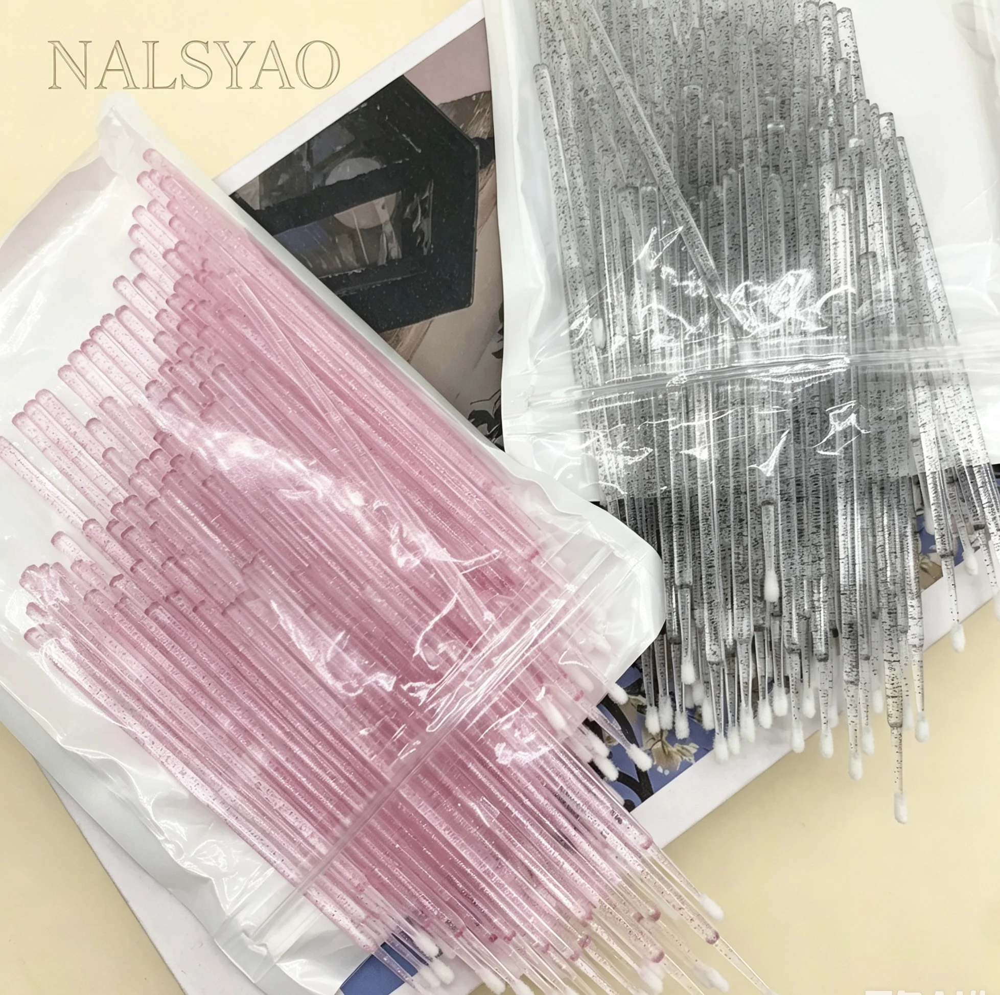 Applicator Eyelash Extension Makeup brushes Tools 100pcs Micro Brush Crystal Lash Removing Swab Microbrush Mascara Wands
