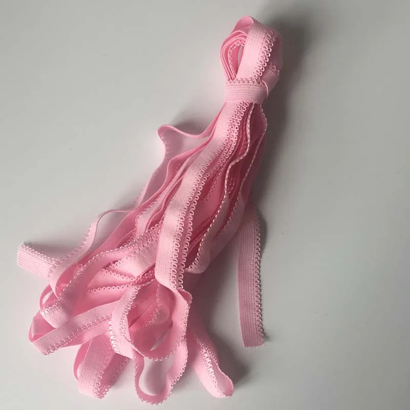 

50Meters Elastic Stretch Lace Trim Skirt Hem Bra Underwear Sewing Craft DIY Apparel Fabrics Lace Lingerie Accessories
