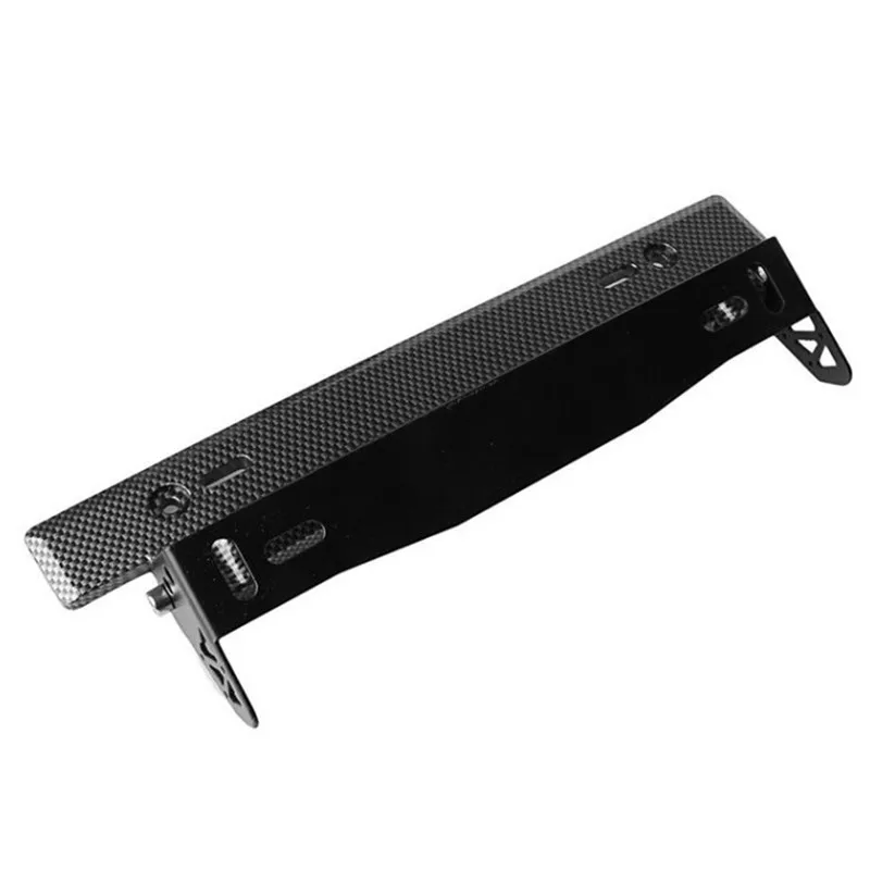 العالمي قابل للتعديل سباق السيارات إطار لوحة الرخصة حامل ألياف الكربون السيارات الجبهة جبل الوفير بين قوسين