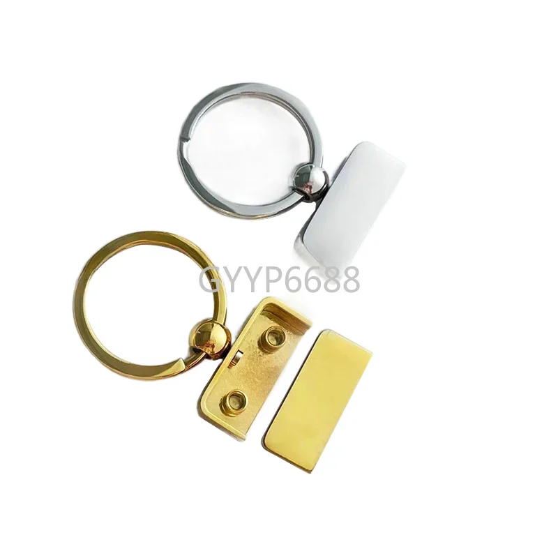 2-10-50PCS Gold,Silver Metal O Ring Buckle Key Hooks For Bags Belt Strap Holder Stopper Buckles Keychain Screw Clasp Accessories
