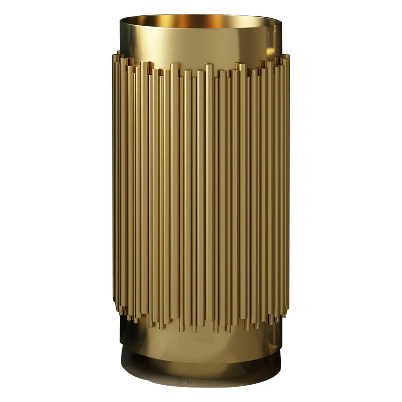 

New round tube personalized creative stainless steel column basin bar hotel bathroom floor-standing sink art basin