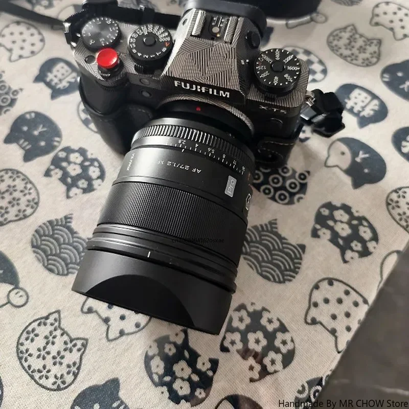 Paraluce quadrato in metallo a baionetta per Viltrox AF 75mm F1.2 Pro