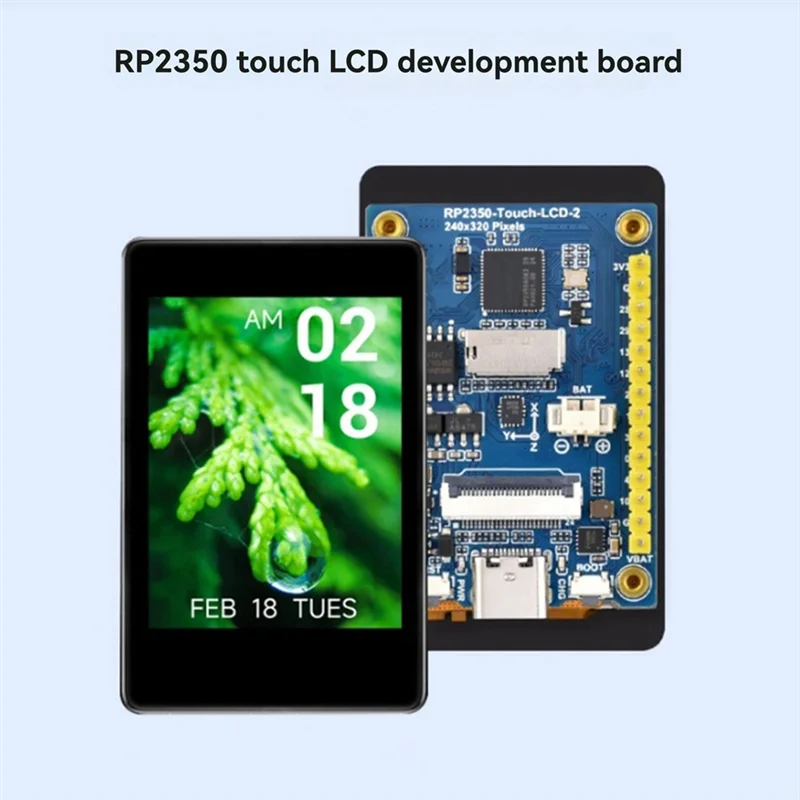 

RP2350 2-Inch Capacitive Touch Display Development Board 240X 320 Pixels With OV5640 Camera IPS Panel With Display