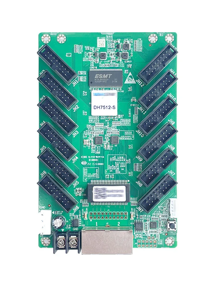 Novastar-Tarjeta receptora de DH7512-S, controlador de pared de vídeo LED, pantalla de visualización para interior y exterior, matriz RGB 12, módulo