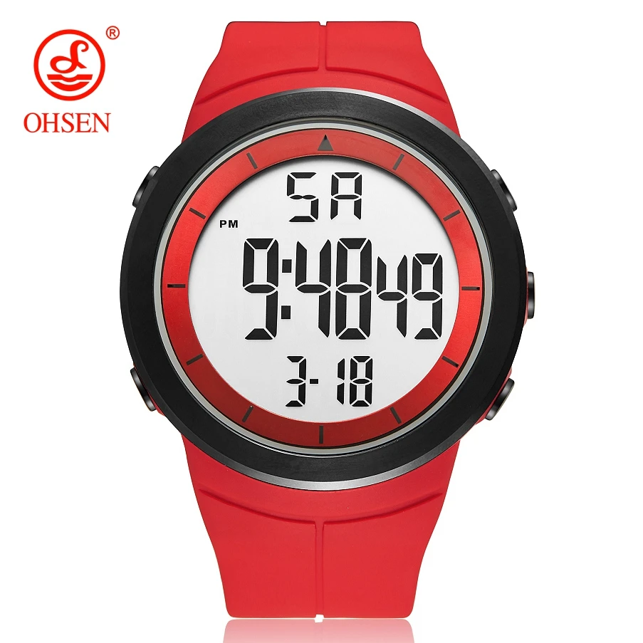 Digital Led Men Sport Watches Fashion Red Diving Shock Electronic Military Male Wristwatch Alarm Stopwatch Relogio Masculino