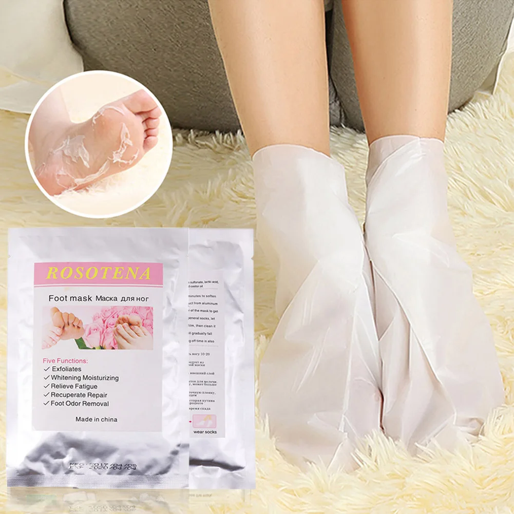 2pcs Exfoliate Dead Skin Cuticles Remover Foot Mask Whitening Moisturize