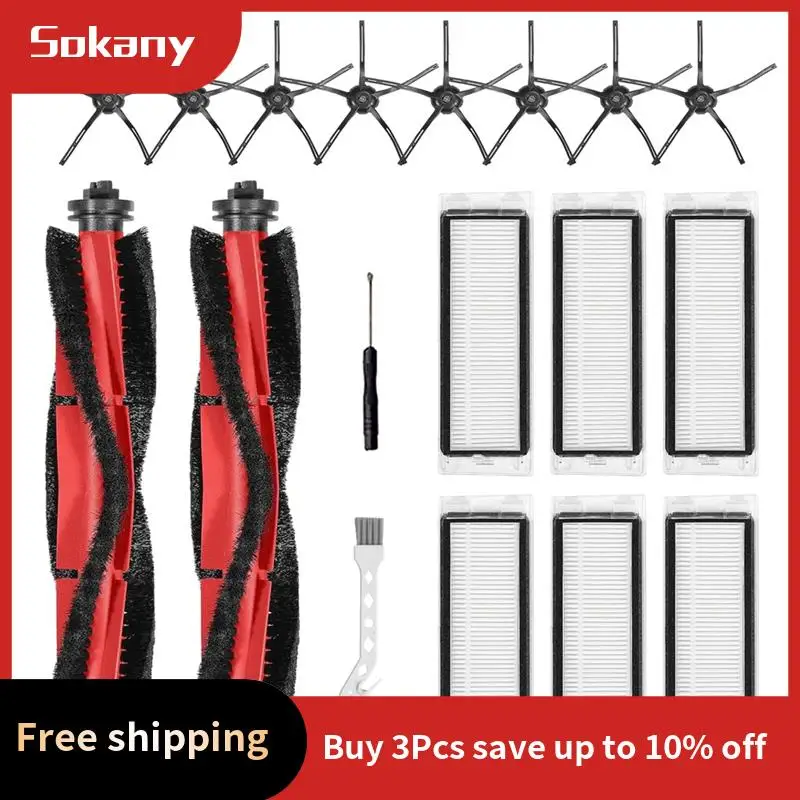 مجموعة ملحقات A68M لـ Roborock Q5، قطع غيار للمكنسة الكهربائية Roborock Q5 Q5+ Q5 Plus