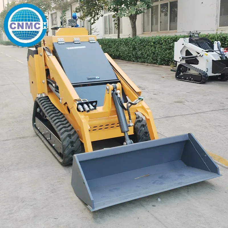 

CNM-750 Mini Skid Steer Loader Compact Stand-on Crawler Skid Steer Loader CE EPA Certified Customized Skid Steer for Farm